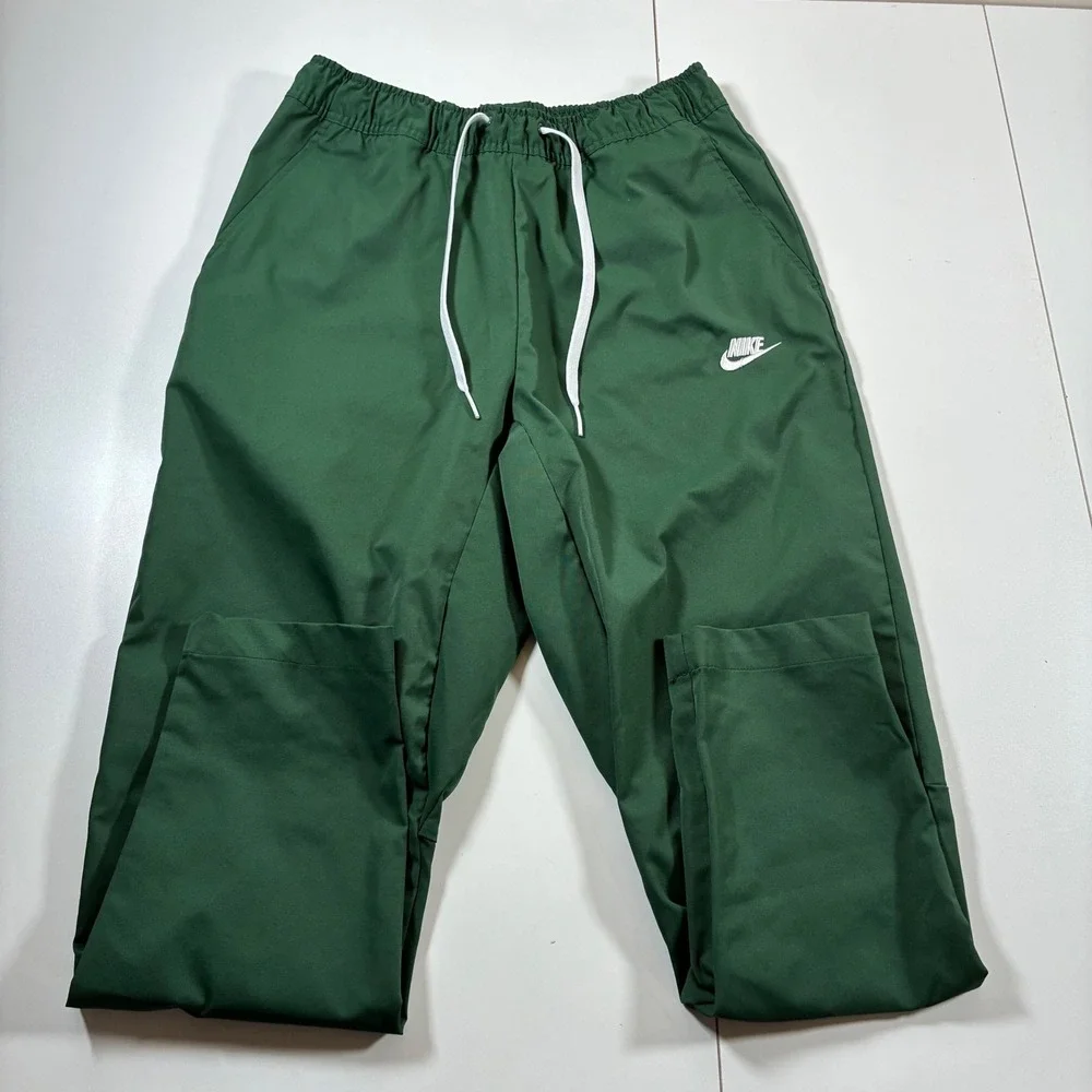 Nike Club Woven Tapered Pant Medium Green Sportswear Jogger Sweatpants